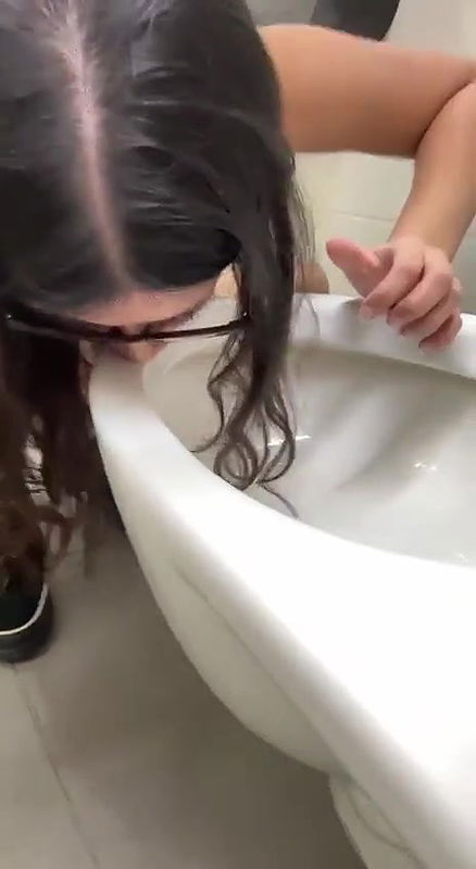 Dirty Girl Drinking Commord Water