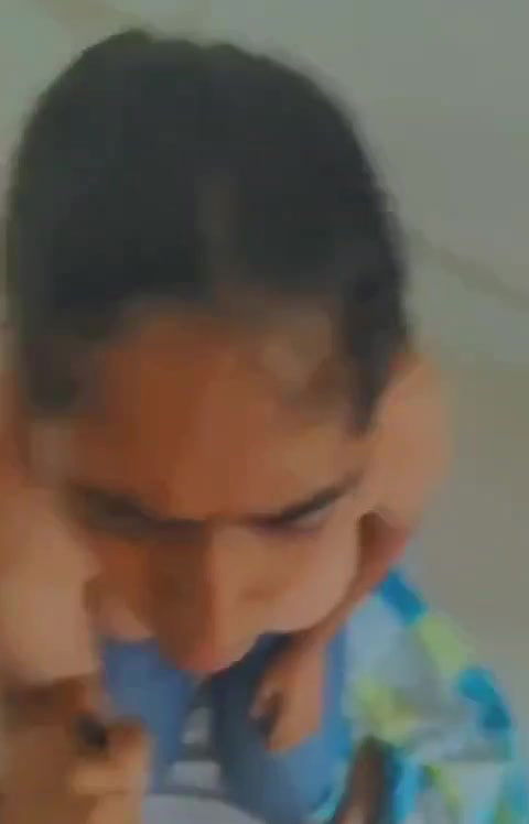 Cute Girlfriend Giving Blowjob  Handjob while Getting Slapped