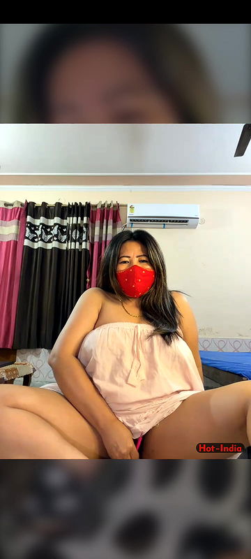 88pink white dress boobs show Nepali Randi bhabhi