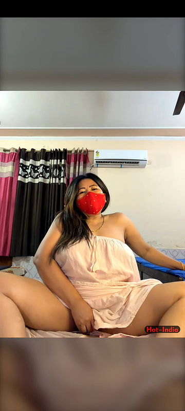 88pink white dress big boobs Nepali Randi bhabhi