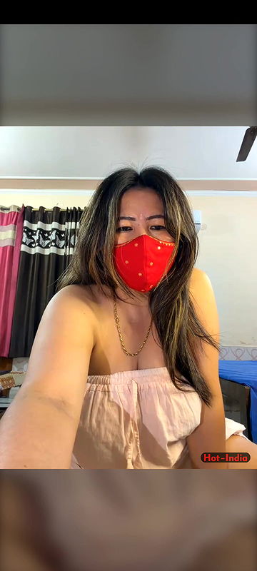88pink white dress big boobs Nepali Randi bhabhi