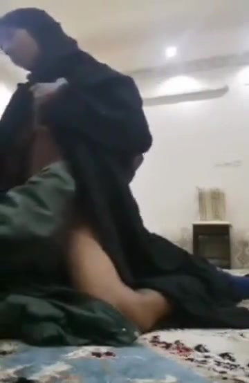 Hijabi girl getting fucked by lover in hotel room