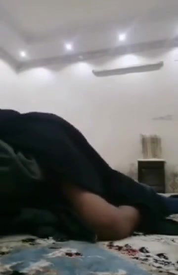 Hijabi girl getting fucked by lover in hotel room