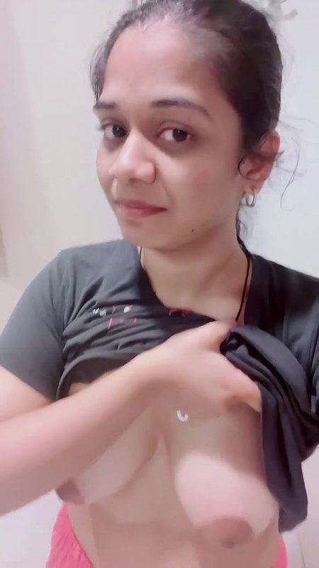 cute girl showing boobs