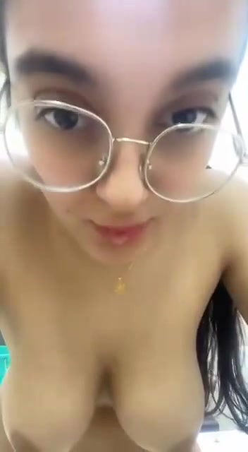 specs girl split on boobs