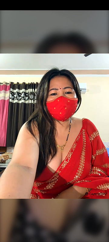 88pink red saree boobs show nepali randi bhabhi