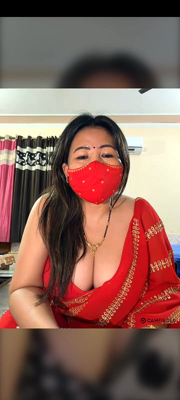 88pink red saree boobs show nepali randi bhabhi