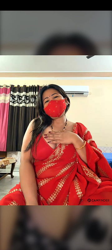 88pink red saree boobs show nepali randi bhabhi