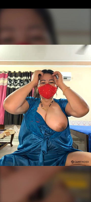 88pink nepali randi bhabhi one boobs open blue nighty
