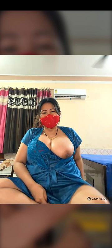 88pink nepali randi bhabhi one boobs open blue nighty
