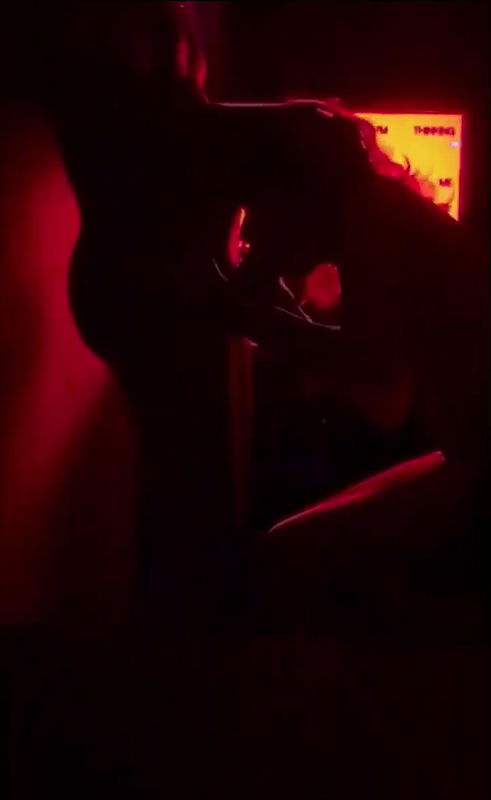 Intense Romanic Sex in Red Room Leads to Creampie after Blowjob
