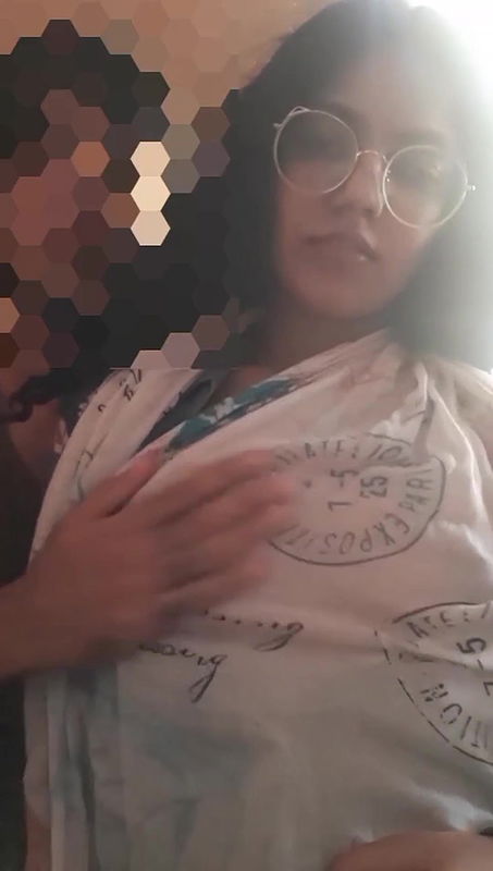 Beautiful Mallu GF Boob Press