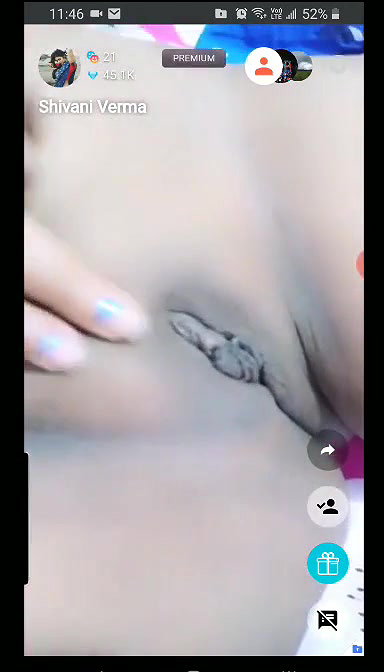 Shivani Verma Showing Boobs & Pussy on Tango Live ~ with Face