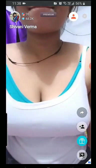 Shivani Verma Showing Boobs & Pussy on Tango Live ~ with Face