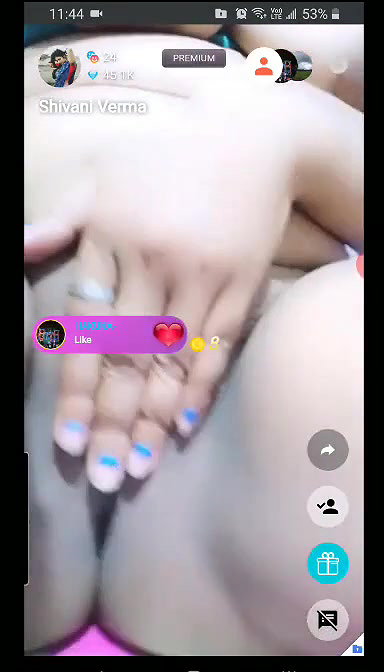 Shivani Verma Showing Boobs & Pussy on Tango Live ~ with Face