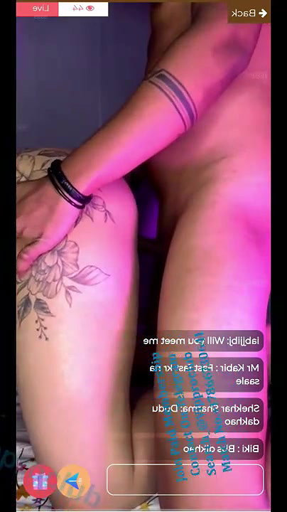 DK insane ~ Horny Couple Fuck on App Live ~ with Face