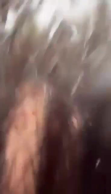 long hair girl riding