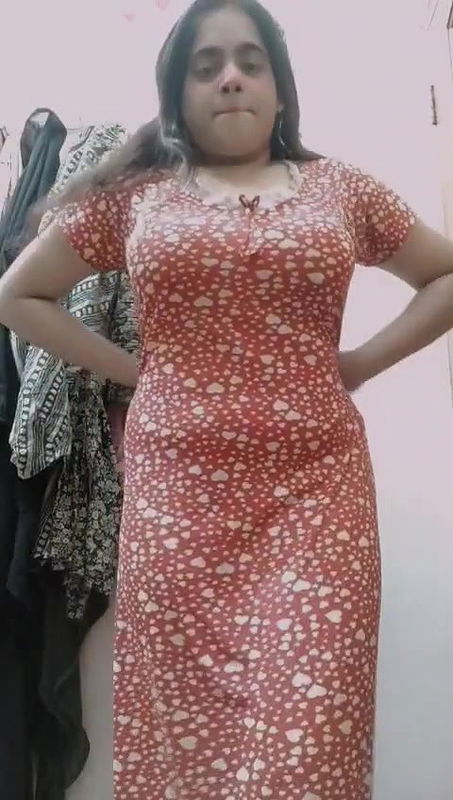 beautiful indian girlfriend showing