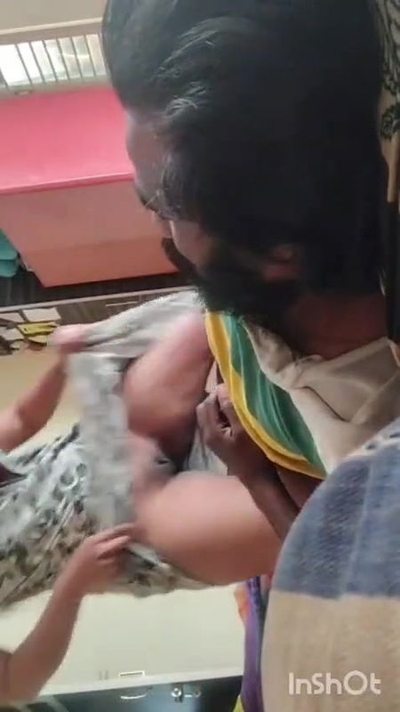 cute wife put pussy in husband face for licking