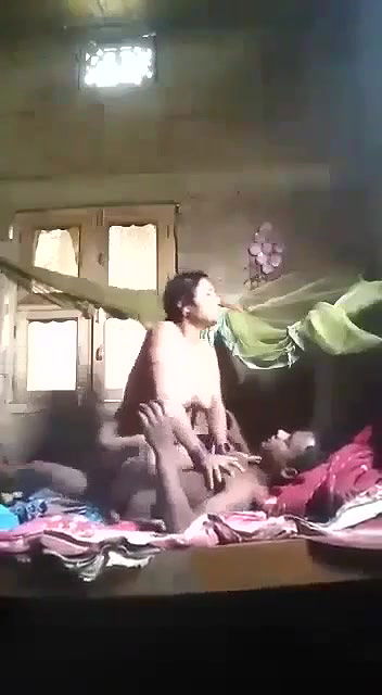 Village Wife Riding On Husband Dick