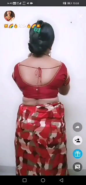 Sexy Indian wife striptease show on live cam