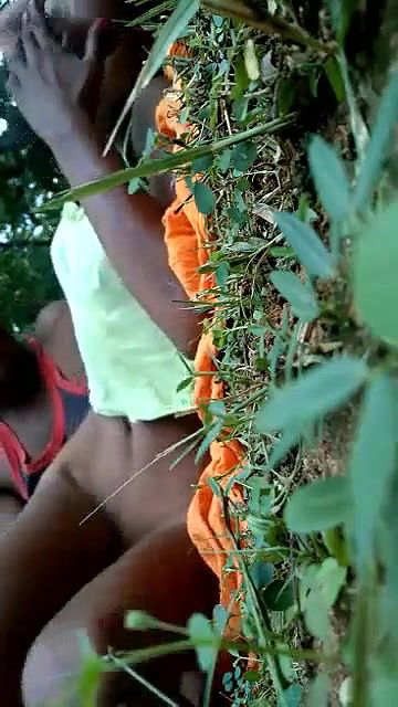 Village girl fucked outdoors by her lover MMS video
