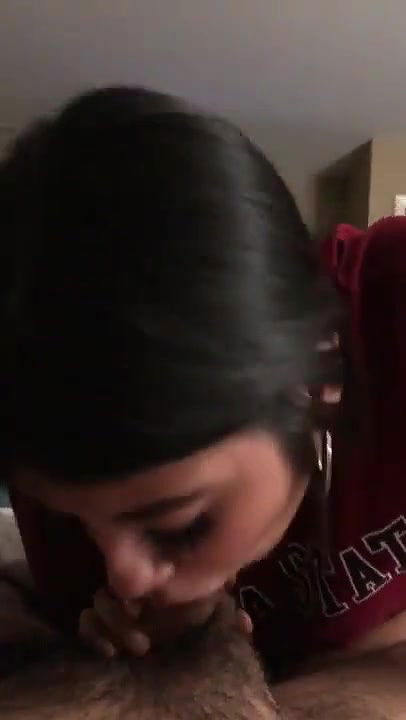 hot gf blowing bf
