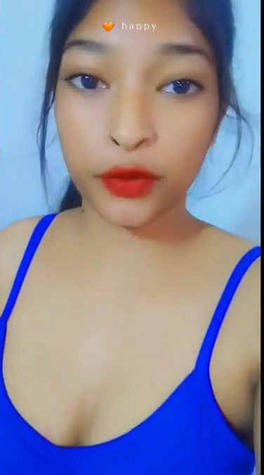 Hot sexy Indian girl showcasing her assets