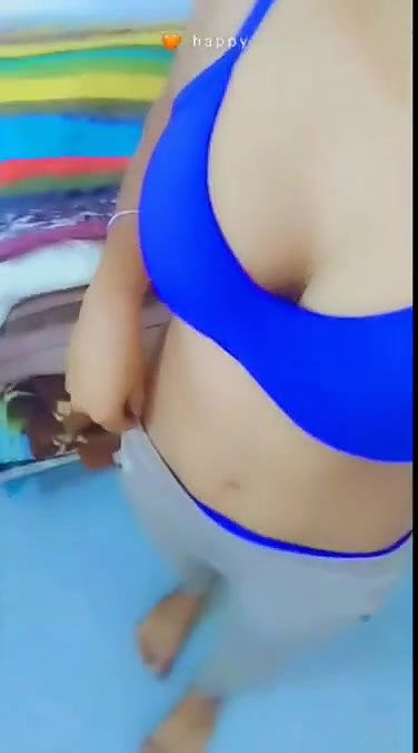 Hot sexy Indian girl showcasing her assets