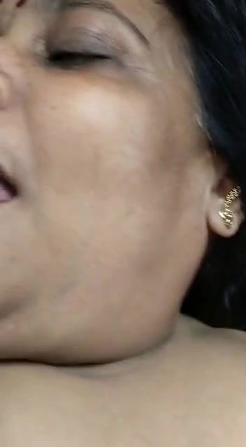 Naughty busty mature aunty showing her big boobs