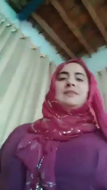 Pakistani Hijabi Wife showing Bit Tits and Pussy