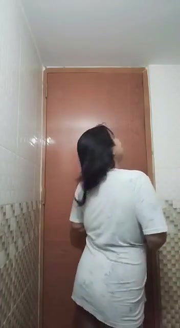 Horny Tanker GF Showing Pressing Boobs