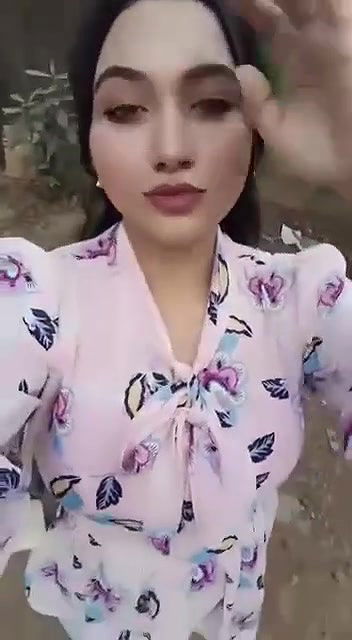 Horny Tanker GF Showing Pressing Boobs