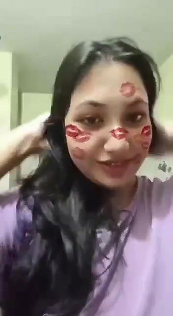 Horny Tanker GF Showing Pressing Boobs