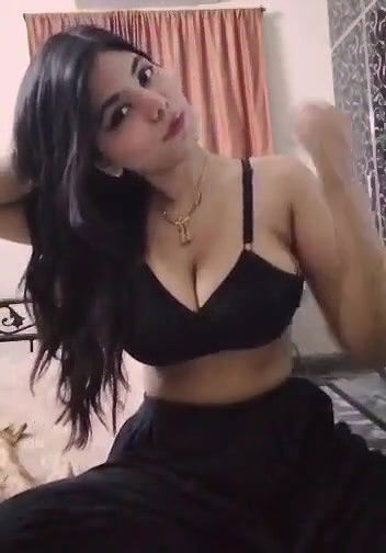 Hot Desi GF goes topless in a live video call