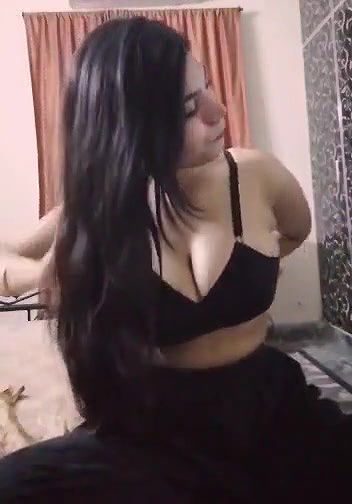 Hot Desi GF goes topless in a live video call