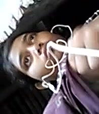 Big booby college girl displays her nude boobs