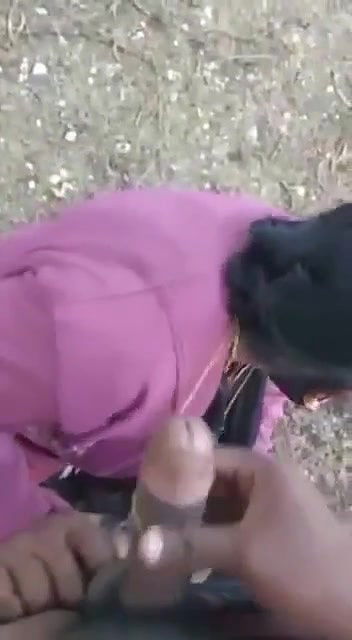 Affair Tamil Aunty Giving Blowjob To Her Man Out Door With Tamil Conversation