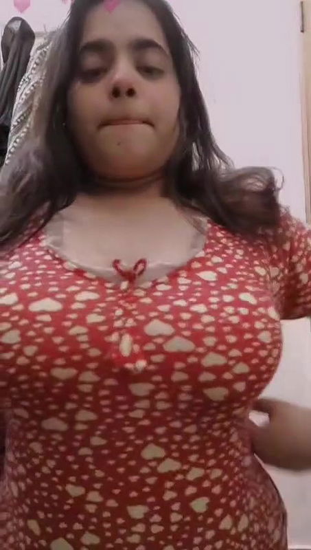 chubby girl boobs press