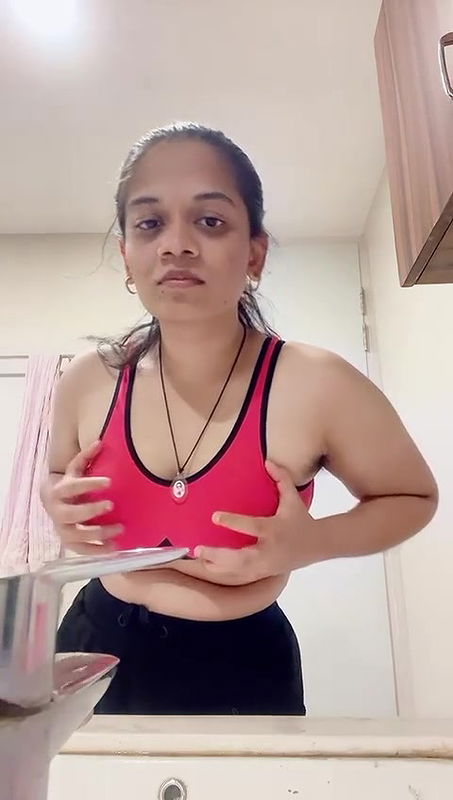 cute girl boobs press