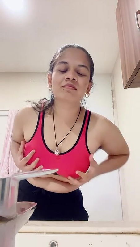 cute girl boobs press