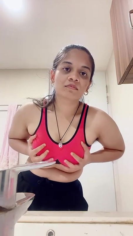 cute girl boobs press