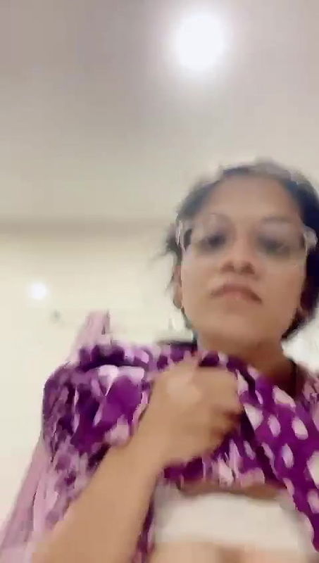 cute girl boobs pressing