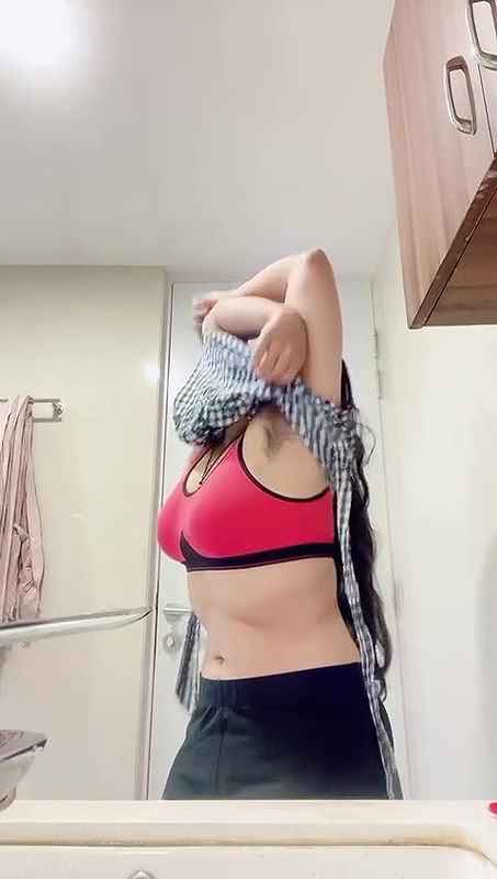 cute girl remove tshirt