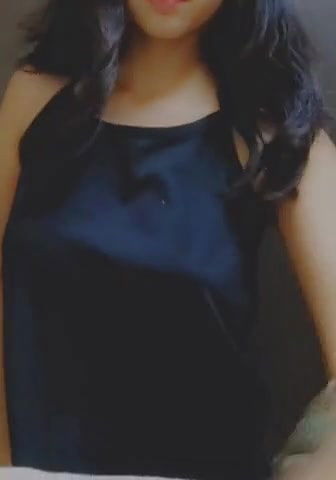 cute girlfriend showing little boobs