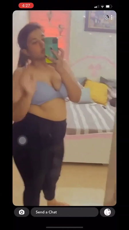 Beautiful Chubby Girl Showing Boobs