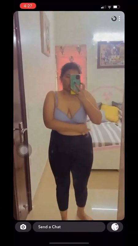 Beautiful Chubby Girl Showing Boobs