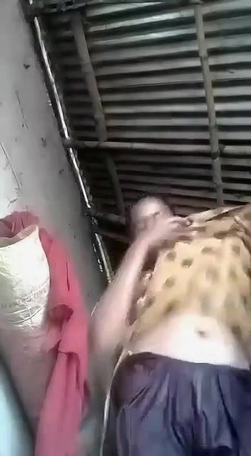 Slim Cute Dusky Young Village Girl Recording Her Nude Front And Back For Her Lover