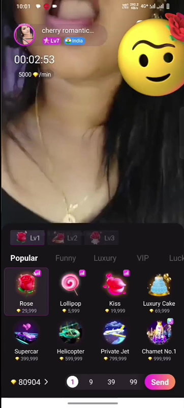 chamet cherry romantic