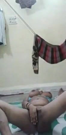 Big boobs Bhabhi fingering her pussy